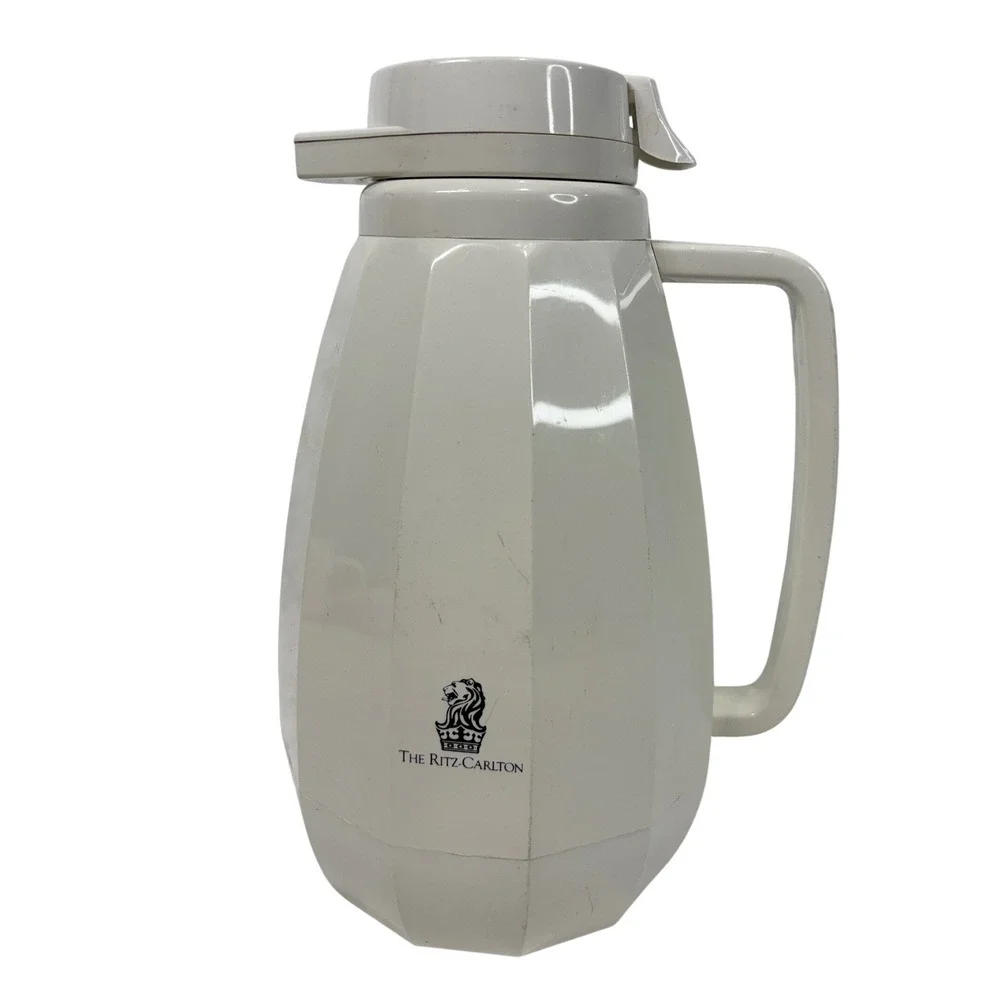 The Ritz-Carlton Thermo-Serv 1 Liter Insulated Coffee Water Carafe Pitcher White